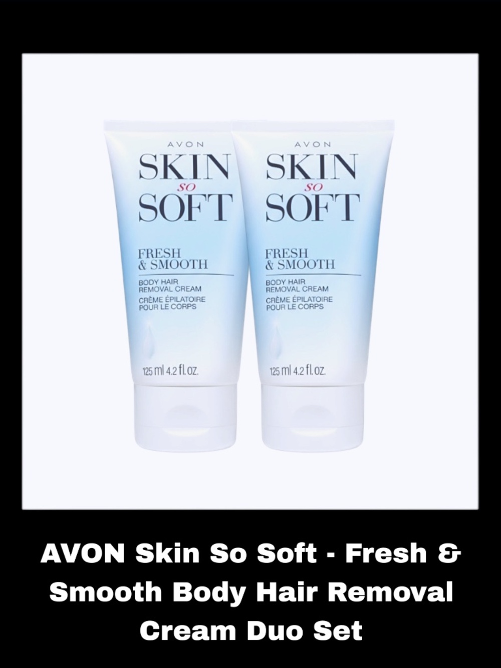 AVON Skin So Soft - Fresh & Smooth Body Hair Removal Cream Duo Set